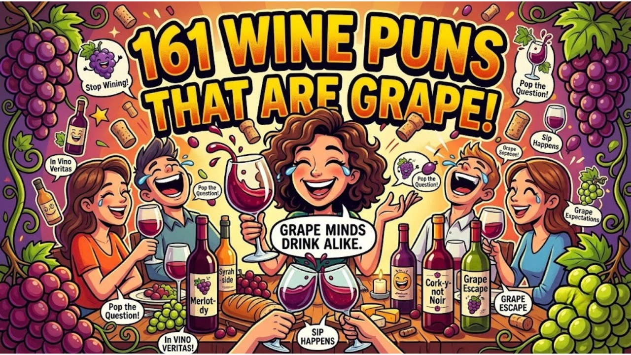 161 Best One-Liner Wine Puns That Will Have Everyone Laughing