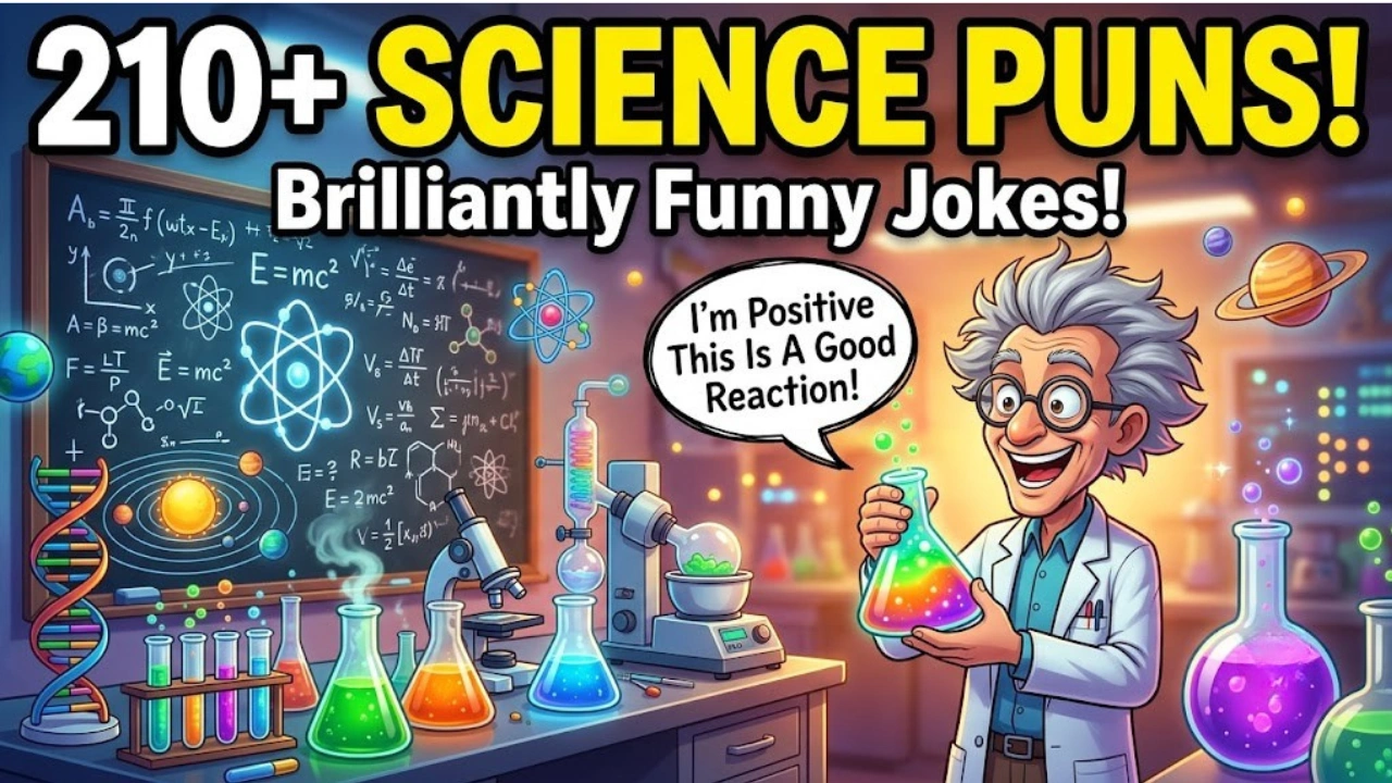 210+ Hilarious One-Liner Science Puns That Are Brilliantly Funny