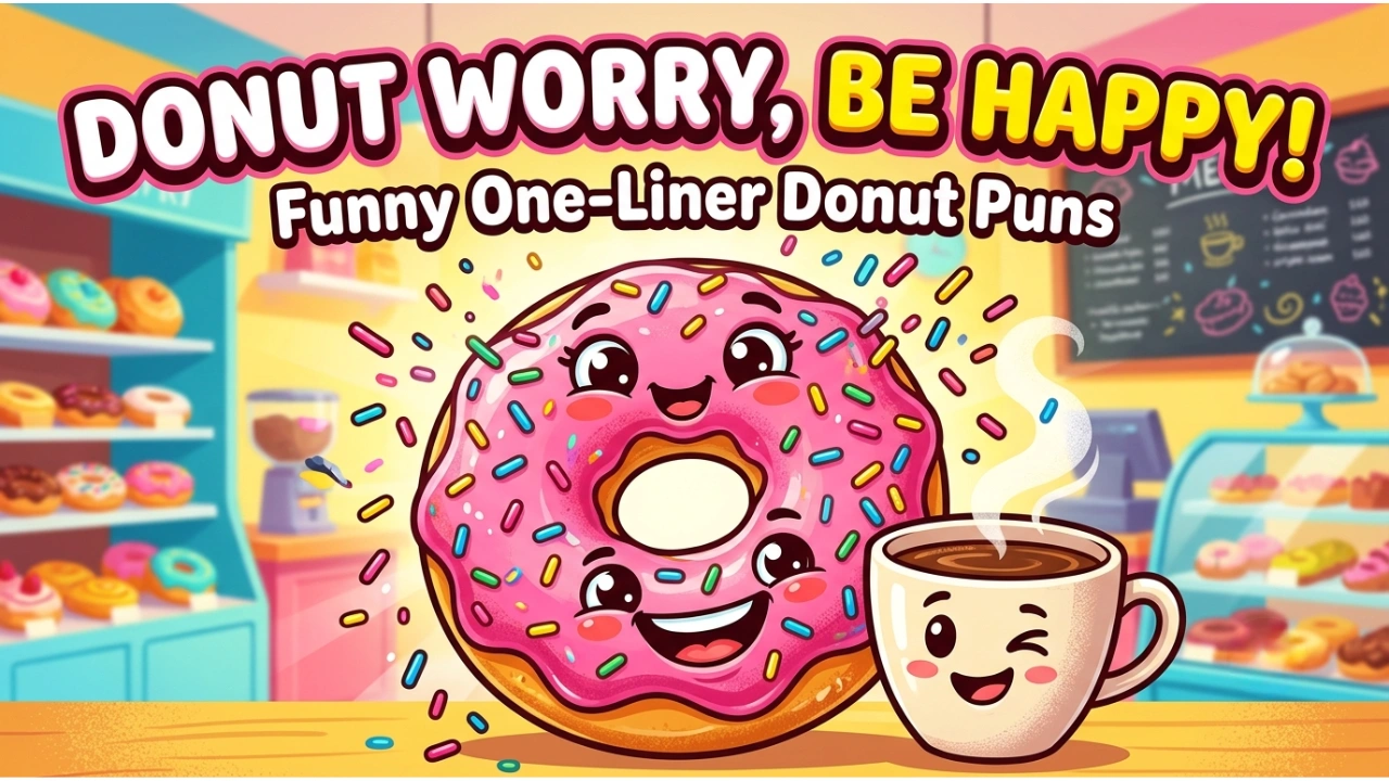 220+ One Liner Donut Puns That Are Sweet, Funny & Glaze-tastic