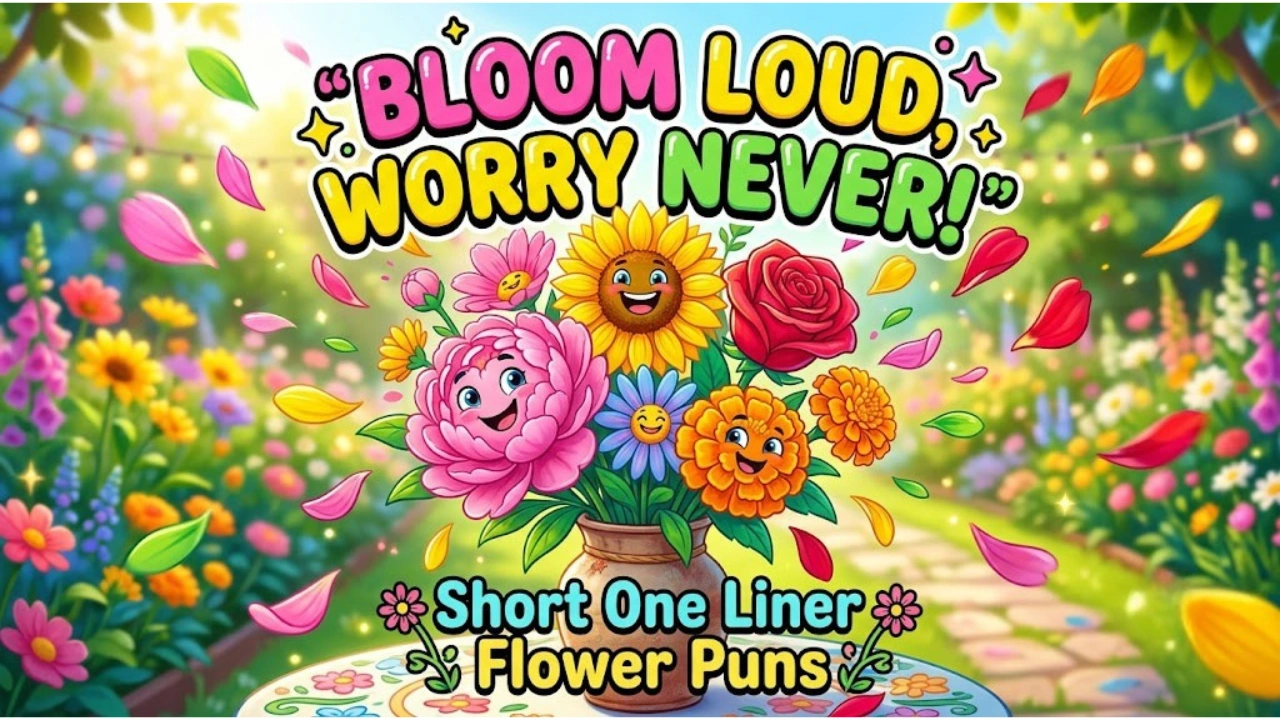 250+ One Liner Flower Puns That Will Make You Bloom with Laughter