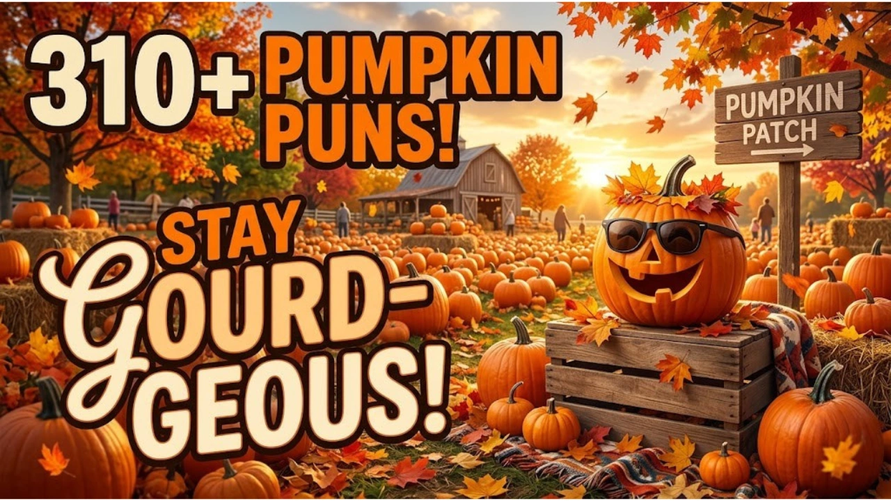 310+ Hilarious One Liner Pumpkin Puns That Are Gourd-Geously Funny