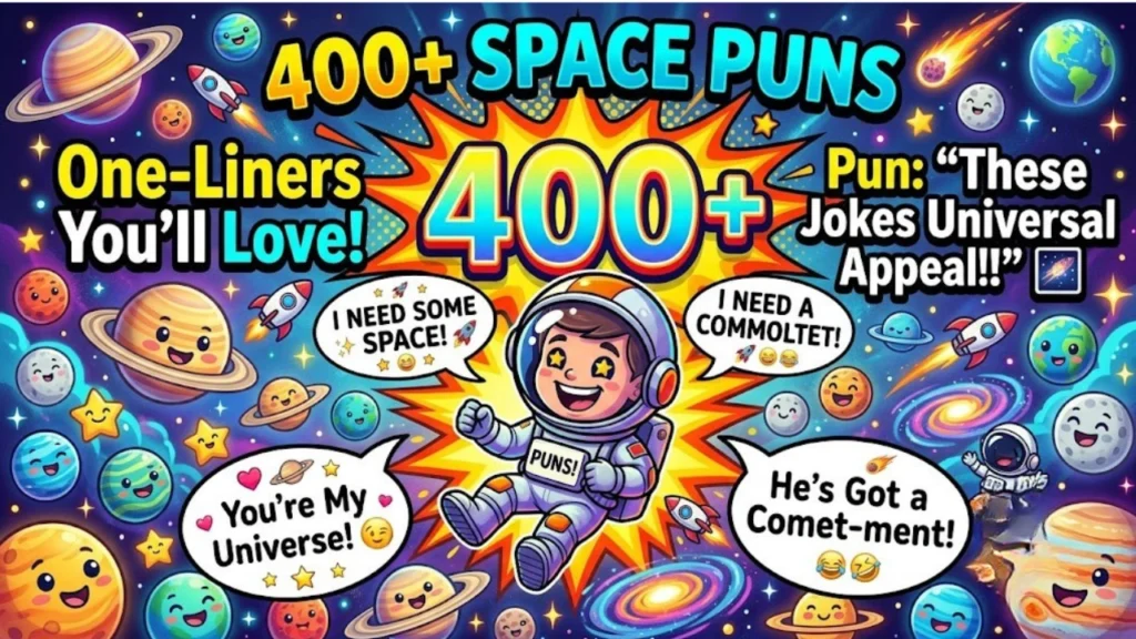400+ One Liner Space Puns for Every Space Fan