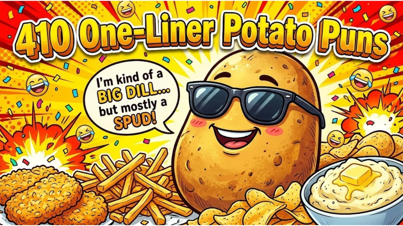 410 One-Liner Potato Puns That Are Totally A-Peel-ing