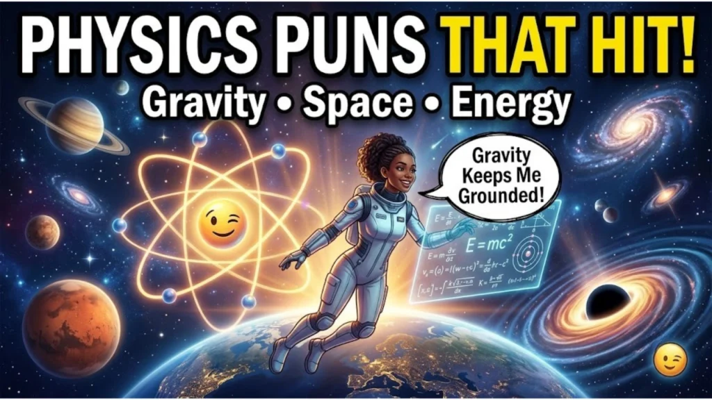 Clever One-Liner Science Puns for Physics and Astronomy