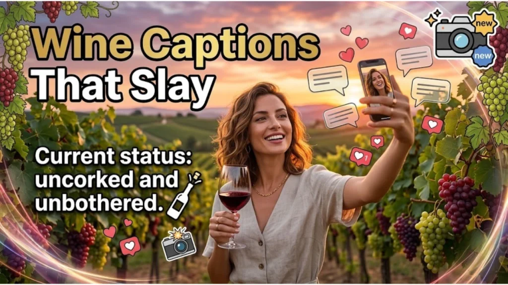 Clever Wine Puns for Instagram Captions and Social Media