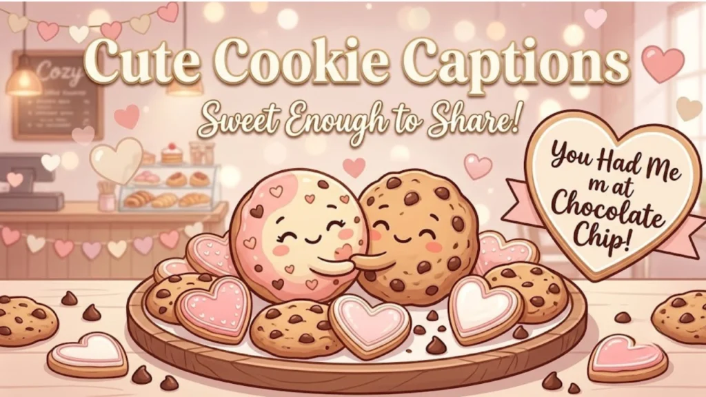Cute & Sweet Cookie One-Liners for Captions