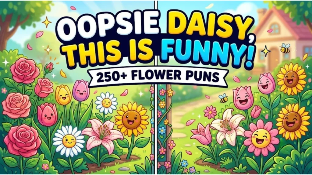 Funny One Liner Flower Puns and Silly Flower Jokes