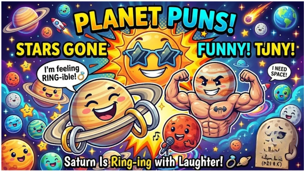 Funny One Liner Puns About Stars and Planets
