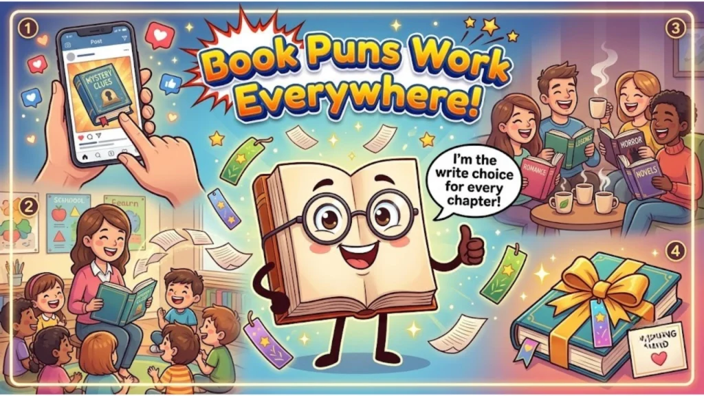 How to Use These Book Puns for Captions, Classrooms, Book Clubs, and Gifts