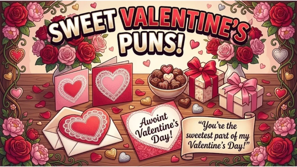 Love Puns for Valentine's Day Cards