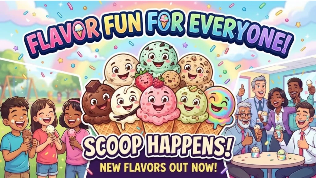 One Liner Ice Cream Puns by Flavor, Kids & Work