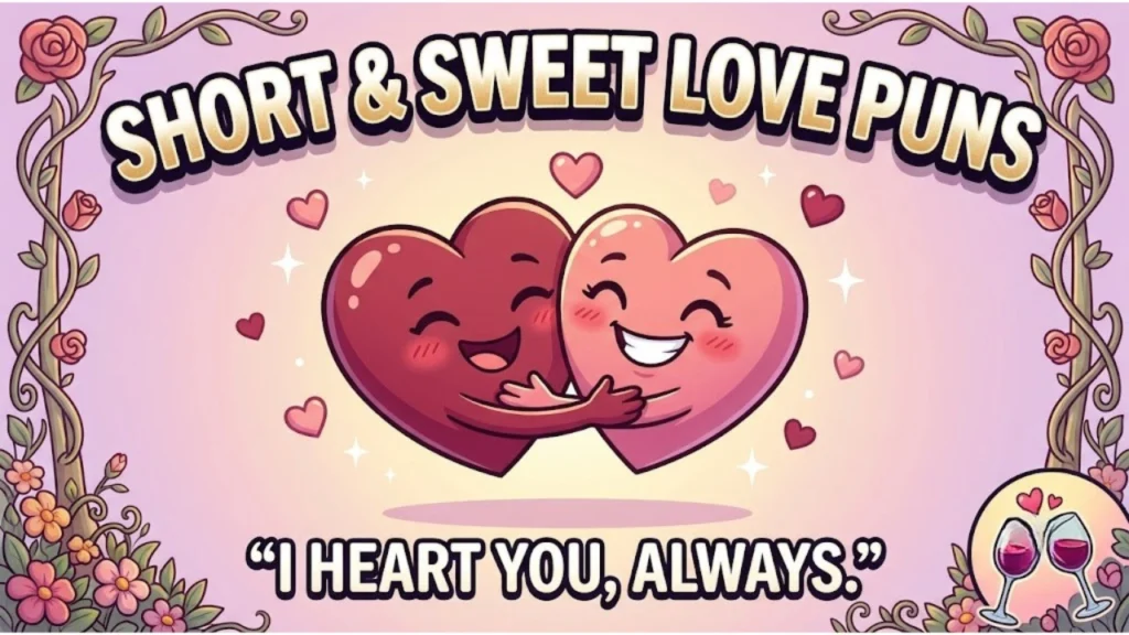 Short and Sweet One-Liner Love Puns