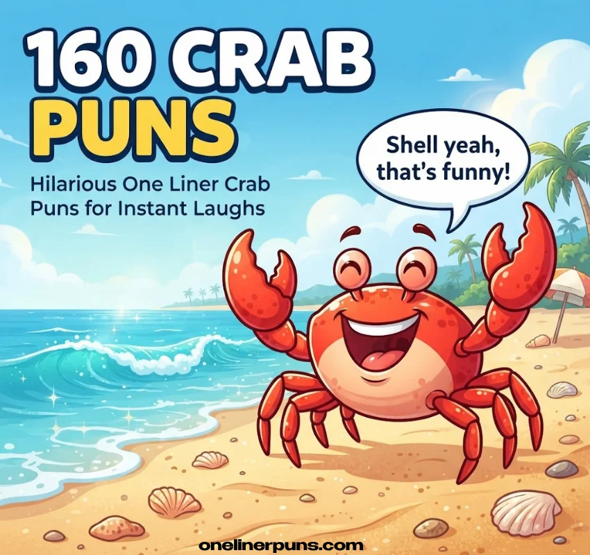 160 Hilarious One Liner Crab Puns for Instant Laughs