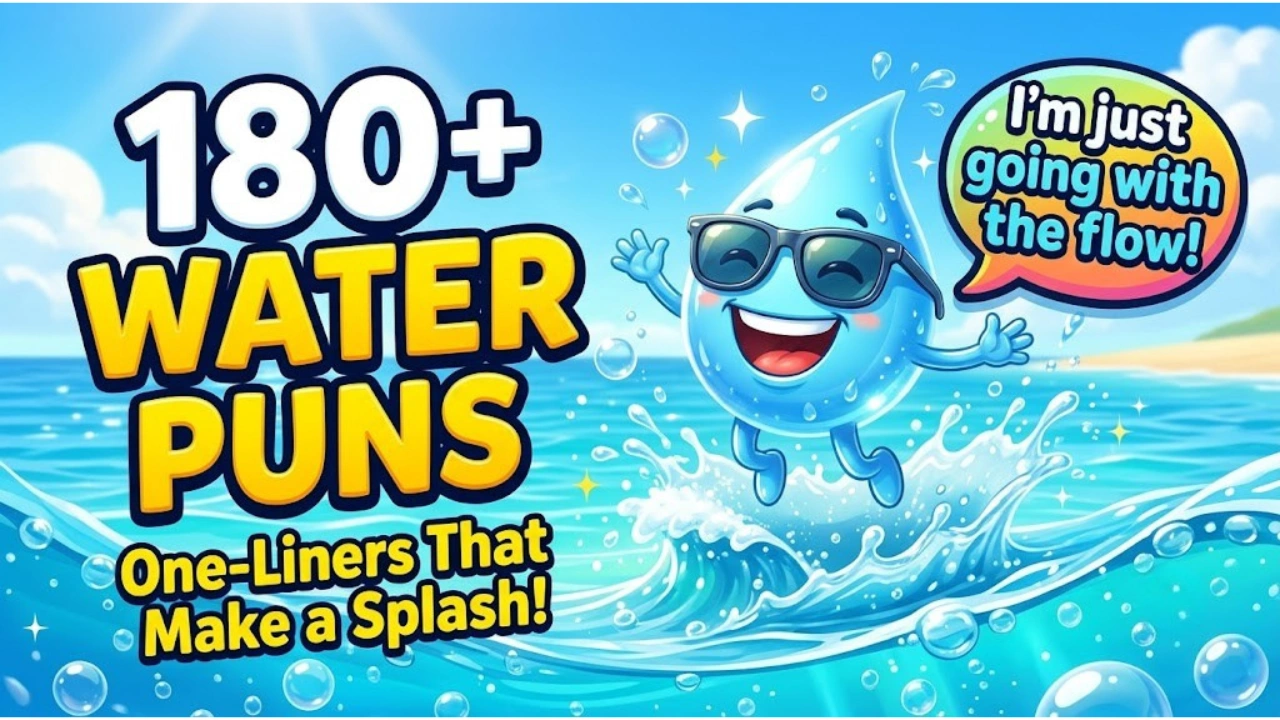 180+ One Liner Water Puns That Will Make You Laugh Out Loud