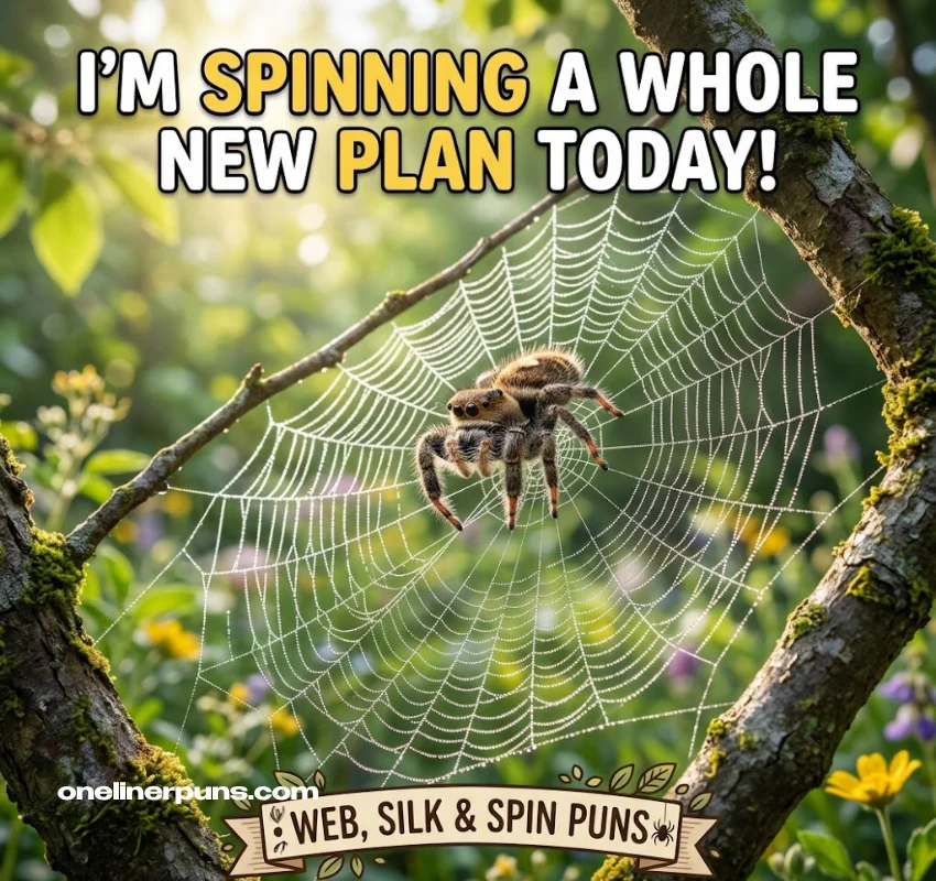 195 Hilarious One-Liner Spider Puns