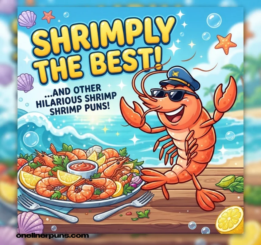 200+ Hilarious One-Liner Shrimp Puns That'll Hook You Fast