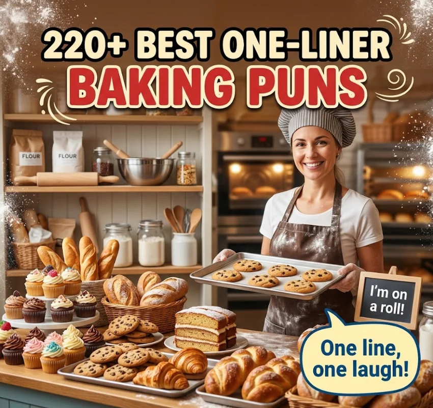 220+ Best One-Liner Baking Puns