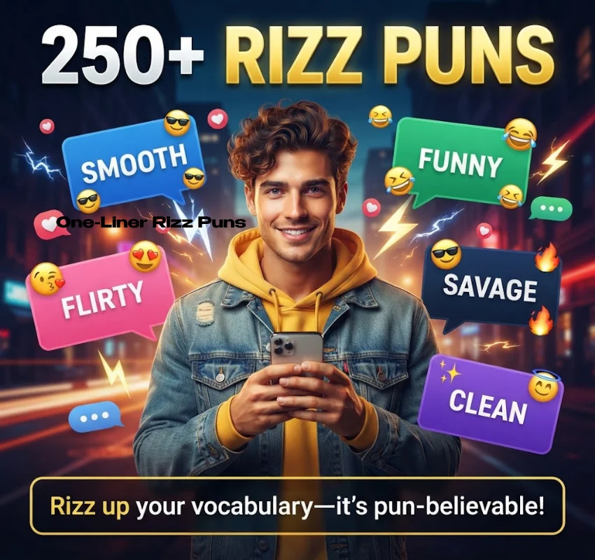 250+ Best One-Liner Rizz Puns