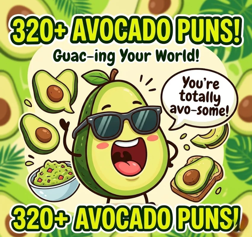 320+ Hilarious Best One-Liner Avocado Puns to Make Everyone Laugh
