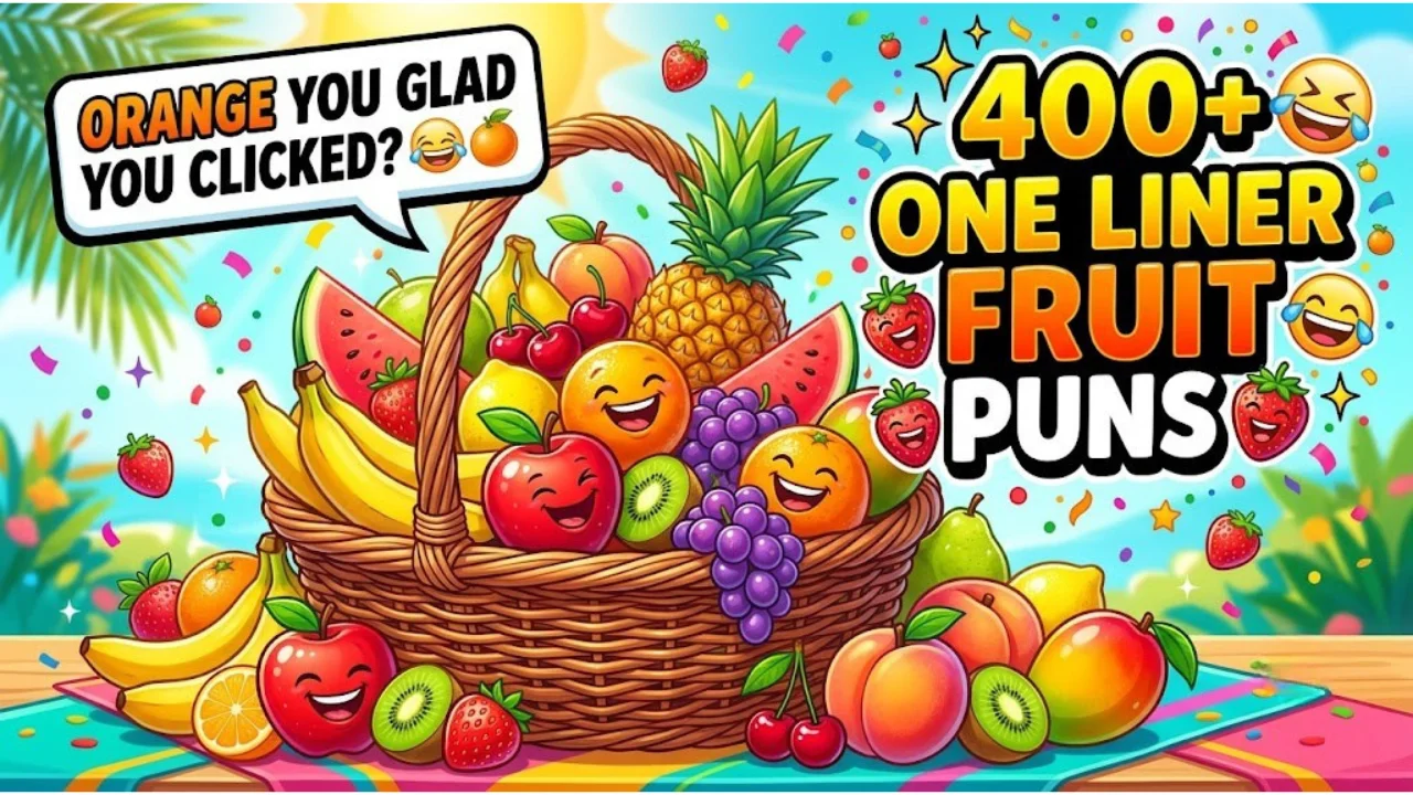 400+ One Liner Fruit Puns That Are Berry Funny