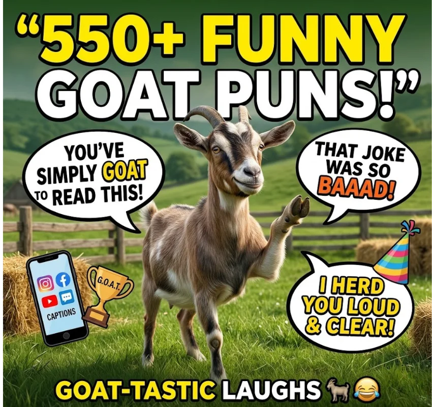 550+ One-Liner Goat Puns That Are Simply G.O.A.T.