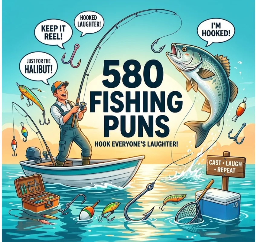580 Best One Liner Fishing Puns to Hook Everyone's Laughter