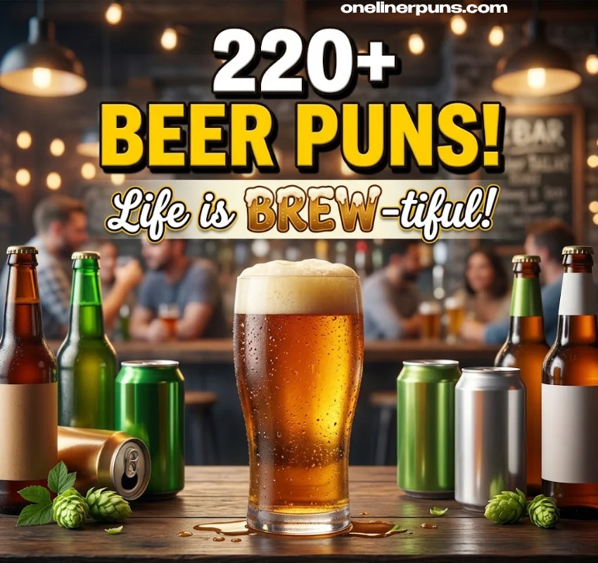 Best One Liner Beer Puns for Every Occasion