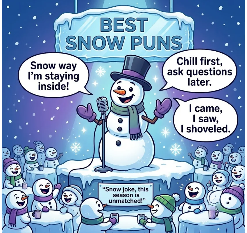 Best One-Liner Snow Puns