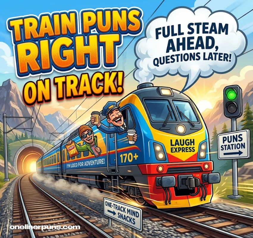 Best One-Liner Train Puns That Are Right on Track
