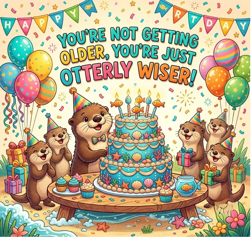Birthday Otter One-Liners