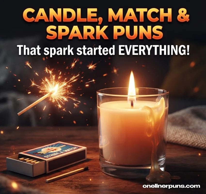 Candle, Match & Spark Puns