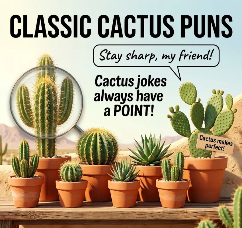 Classic One-Liner Cactus Puns