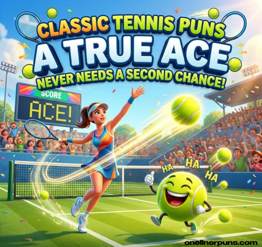 Classic Short One-Liner Tennis Puns