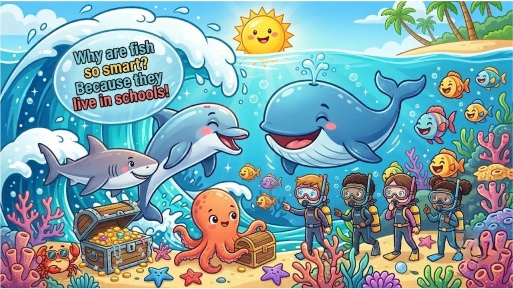 Clean & Family-Friendly Ocean Puns for Kids