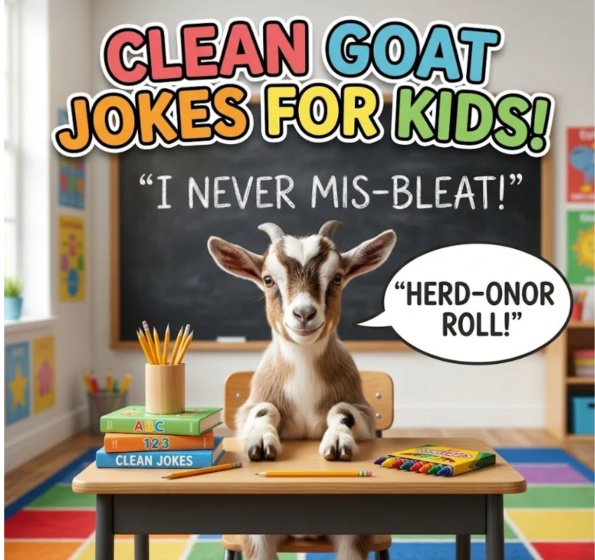 Clean Goat Puns for Kids and Family Fun