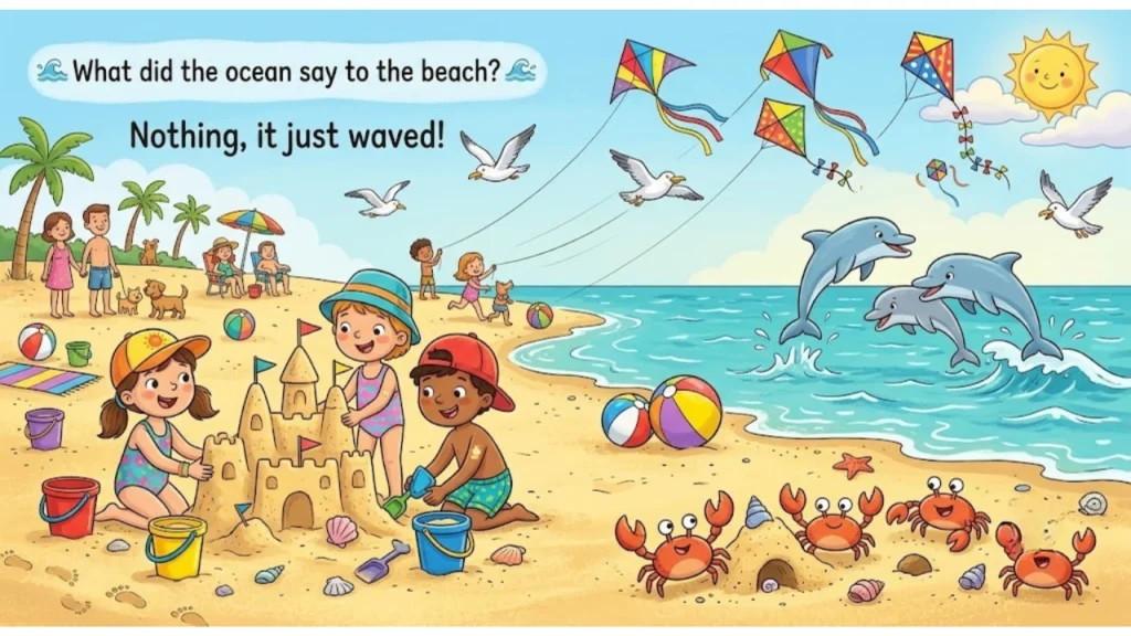 Clean One-Liner Beach Puns for Kids