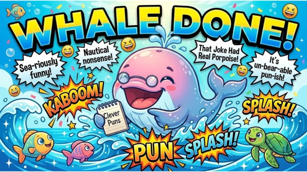 Clever One Liner Whale Puns