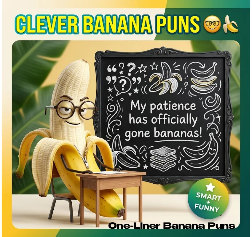 Clever and Witty One-Liner Banana Puns