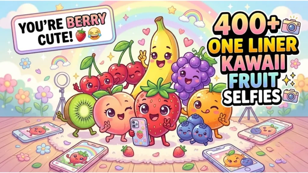 Cute One Liner Fruit Puns for Instagram
