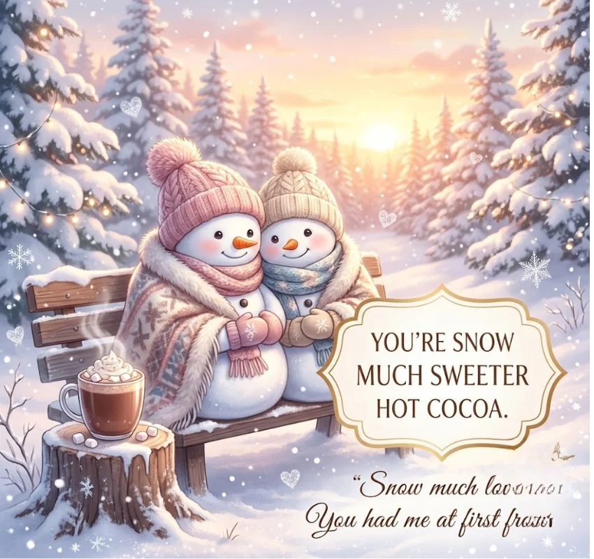 Cute One-Liner Snow Puns for Instagram Captions