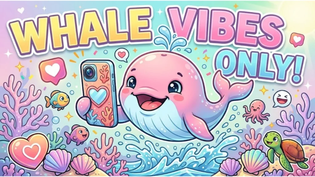 Cute One Liner Whale Puns for Instagram