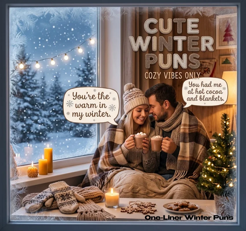 Cute One-Liner Winter Puns for Cozy Winter Vibes