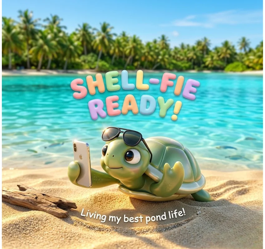 Cute Turtle Puns for Instagram Captions