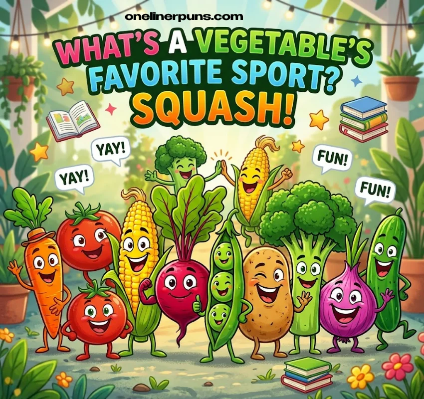 Cute and Funny Vegetable Puns for Kids