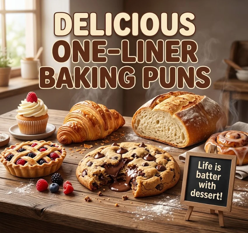 Delicious One-Liner Baking Puns