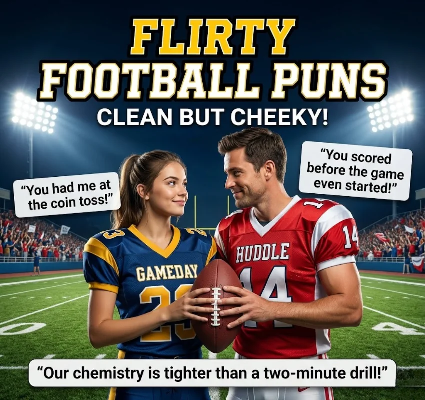 Dirty (But Clean) Football Puns One-Liners