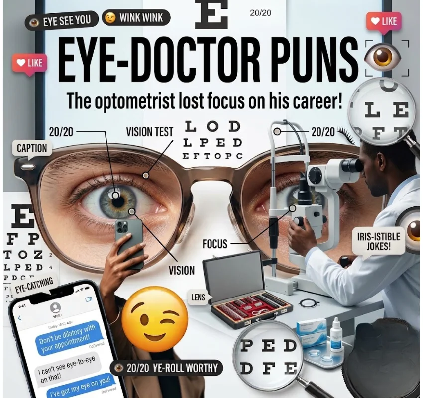 Eye-Doctor & Optometrist One-Liner Puns