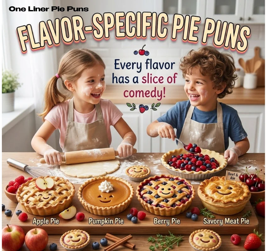 Flavor-Specific Pie Puns