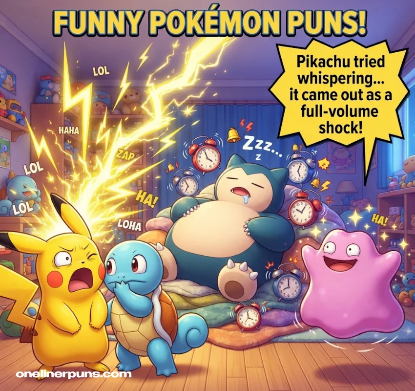 Funny One-Liner Pokémon Puns