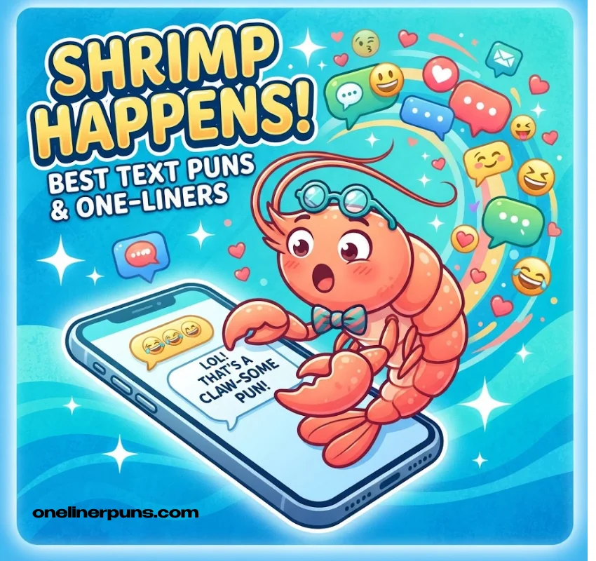 Funny One-Liner Shrimp Puns for Texting